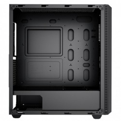 Case Atx Tower Aigo F10 Black 0.6MM SPCC 4*USB3.0/2.0 2*Strip Rainbow Side Glass