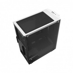 Case Atx Noua Diamond C2 White 0.5mm SPCC 2*Usb3.0/2.0 1*Fan Rgb Addressable 1*Strip Rainbow Side Glass