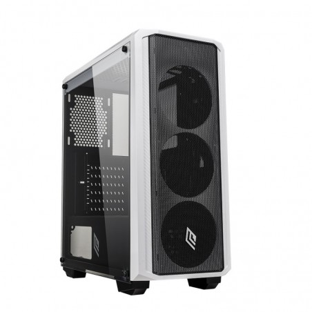 Case Atx Noua Cool G3 White 0.6MM SPCC 3*USB3.0/2.0 Front Metal Mesh & Side Glass