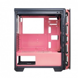 Case Atx Noua Cool G2 Pink 0.6MM SPCC 3*USB3.0/2.0 Front & Dual Side Glass