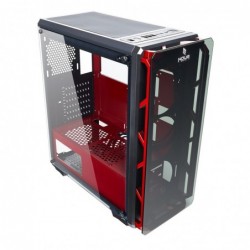 Case Atx Noua Cool G6 Red 0.6MM SPCC 3*USB3.0/2.0 Front & Dual Side Glass