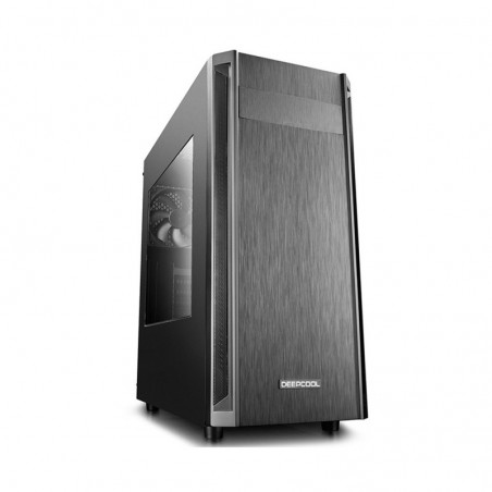 Case Atx Tower Deepcool D-Shield V2 Black 0.6MM SPCC 3*USB3.0/2.0 1*Fan 120mm Side Half Plexiglass