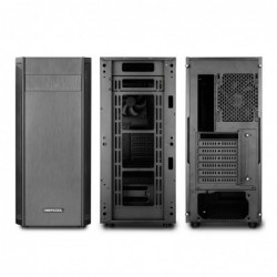 Case Atx Tower Deepcool D-Shield V2 Black 0.6MM SPCC 3*USB3.0/2.0 1*Fan 120mm Side Half Plexiglass