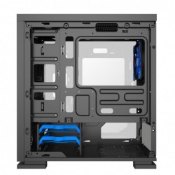 Case Micro Atx GameMax Mini Tower Expedition Black 0.6mm SPCC 3*Usb3.0/2.0 1*Fan 15 Led Blu Pannello Laterale Full Plexiglass