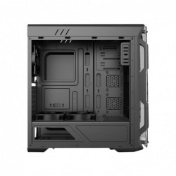 Case Atx GameMax G510 Black 0.5MM SPCC 3*USB3.0/2.0 4*Fan Dual Halo Slim Rainbow Side Full Plexi