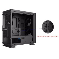 Case Micro-Atx GameMax H605-TA Black 0.6mm SPCC 3*Usb3.0/2.0 3*Fan RGB Sync 12V 4Pin Front & Side Glass