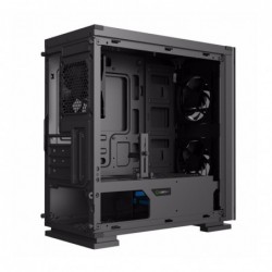 Case Micro-Atx GameMax H605-TA Black 0.6mm SPCC 3*Usb3.0/2.0 3*Fan RGB Sync 12V 4Pin Front & Side Glass