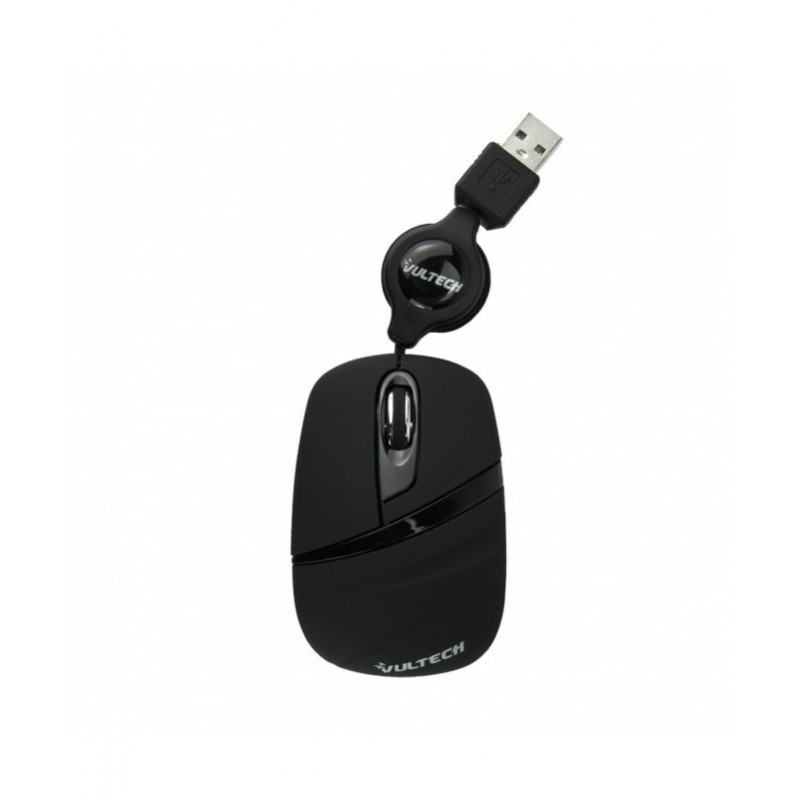 Mouse ottico USB 3 tasti colore nero con filo