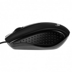 Mouse Mini Ottico Usb 2.0 Vultech MN-01S 1200DPI con Cavo Retrattile Black  & Silver