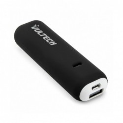 Caricabatteria Power Bank Vultech PB-2600B Rev 2.1 Bianco e Nero 2600Mah 1A