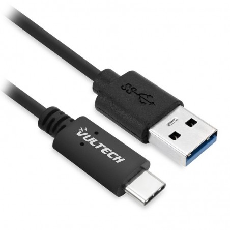 Cavo Per Smartphone Vultech SM-T41BK Usb 3.0 To Type C TPE Certificato 1 Metro Nero