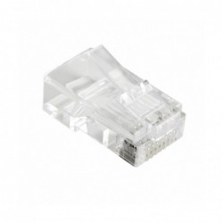 Net - Vultech Plug Rj45 Connettori Trasparenti conf. 50pz