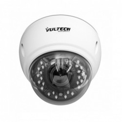 Telecamera Dome IP Vultech VS-IPC2520DMVK-LT 1/2,9" 2 Mpx 1080p H.265 POE 2,8 -12mm 24Pcs Led IR 30M P2P SMART Audio In IK10