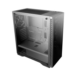 Case Atx Tower Deepcool Matrexx 50 Black 0.6mm SPCC 3*Fan Rgb Rainbow 5V Sync Front & Side Glass